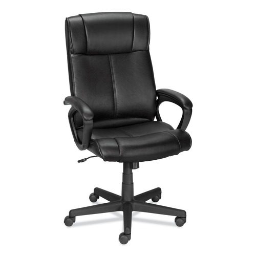 Office Chairs | Alera ALEDB41B19 17.5 in. - 21.3 in. Seat Height Dalibor Series Manager Chair Supports Up to 250 lbs. - Black image number 0