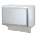 Paper Towels and Napkins | San Jamar T1800XC 10.75 in. x 6 in. x 7.5 in. Singlefold Paper Towel Dispenser - Chrome image number 2