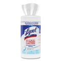 Hand Wipes | LYSOL Brand 19200-89346 7 in. x 7.25 in. 1-Ply Disinfecting Wipes - Crisp Linen/White (6/Carton) image number 2