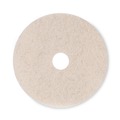 Cleaning & Janitorial Accessories | Boardwalk BWK4020NHE 20 in. Diameter Natural Hog Hair Burnishing Floor Pads - Tan (5/Carton) image number 1