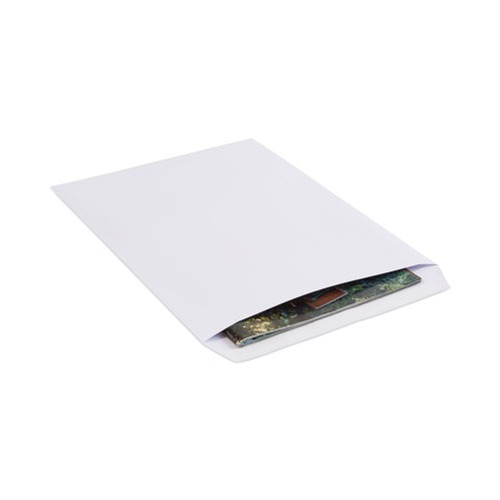 Envelopes & Mailers | Universal UNV45104 10 in. x 13 in. 24-lb. #13-1/2 Square Flap Gummed Catalog Envelope - White (250/Box) image number 0