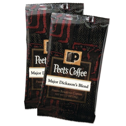 Coffee | Peet's Coffee & Tea 504916 2.5 oz. Major Dickason's Blend Coffee Fraction Packs (18/Box) image number 0