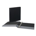 Binders | Universal UNV20741PK 11 x 8.5 1 in. Capacity Slant D-Ring View Binder, 3 Rings - Black (12/Carton) image number 3