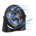Desk Fans | Alera ALEFAN163 16 in. 3-Speed Super-Circulation Plastic Tilt Fan - Black image number 2
