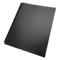 Sheet Protectors | GBC 25818 11 in. x 8.5 in. Unpunched 100 Percent Recycled Poly Binding Cover - Black (25/Pack) image number 3