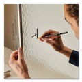 Washable Markers | Sharpie 2089 Peel-Off China Markers - Black (1-Dozen) image number 4