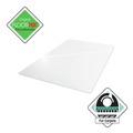 Office Chair Mats | Floortex ER1115227ER Cleartex Ultimat 60 in. W x 48 in. L Polycarbonate Chair Mat for High Pile Carpets - Clear image number 7