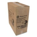 Food Trays, Containers, and Lids | Pactiv Corp. YEH899020000 10 in. x 10 in. x 3.38 in. Round ShowCake 2-Part Cake Container - Clear/Black (90/Carton) image number 2