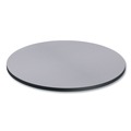 Office Desks & Workstations | Alera ALETTRD36WG 35.5 in. Diameter Round Reversible Laminate Table Top - White/Gray image number 2
