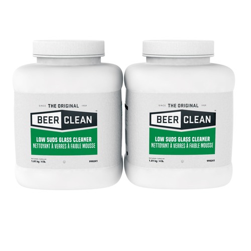 Glass Cleaners | Diversey Care 990241 4 lbs. Powder Container Beer Clean Glass Cleaner - Unscented (2/Carton) image number 0
