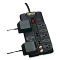 Surge Protectors | Tripp Lite TLP810NET Protect It! 10 ft. Cord 8 AC Outlets 3,240 J Surge Protector - Black image number 2