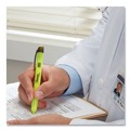 Highlighters | Sharpie 28025 Fluorescent Yellow Ink Chisel Tip Retractable Highlighters - Yellow/Black Barrel (1 Dozen) image number 4