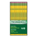 Back to School Sale | Ticonderoga X33904X HB (#2) Pencils - Black Lead, Yellow Barrel (72/Pack) image number 0