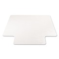 Office Chair Mats | Deflecto CM14233 45 in. x 53 in. Wide Lipped SuperMat Frequent Use Chair Mat for Medium Pile Carpet - Clear image number 2