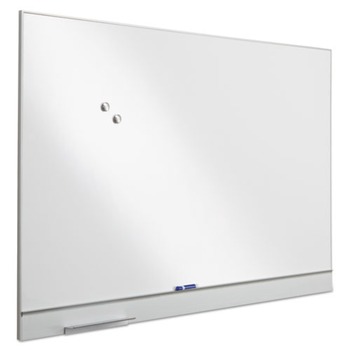 PRODUCTS | Iceberg 31260 Polarity 72 in. x 46 in. Magnetic Dry Erase White Board - White Surface/Silver Aluminum Frame