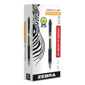 Pens | Zebra 46710 0.5 mm Sarasa Dry Gel X20 Gel Pen - Fine/Black Ink/Clear/Black Barrel (1-Dozen) image number 0
