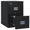 Office Filing Cabinets & Shelves | FireKing 2P1825-CBL Patriot by FireKing 17.75 in. x 25 in. x 27.75 in. Insulated Fire File with 2 Legal/Letter Drawers - Black image number 0