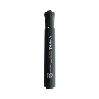 Universal UNV07050 Broad Chisel Tip Permanent Marker - Black (36/Pack)