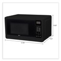 Breakroom Supplies | Avanti MT7V1B 700 Watts 0.7 cu-ft. Microwave Oven - Black image number 1