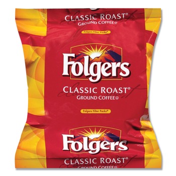 JUST LAUNCHED | Folgers 2550006114 Classic Roast .9 oz. Coffee Filter Packs (160/Carton)