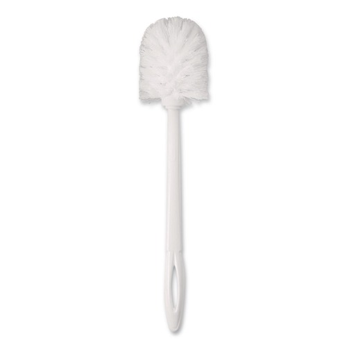 Cleaning Brushes | Rubbermaid Commercial FG631000WHT 10 in. Handle Toilet Bowl Brush - White image number 0