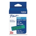 Tapes | Brother P-Touch TZE751CS 0.94 in. x 26.2 ft. TZe Laminated Removable Label Tapes - Black on Green image number 0