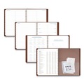 Notebooks & Pads | AT-A-GLANCE YP905A09 11.5 in. x 8 in. 13-Month (Jul 2024-2025) Signature Collection Academic Weekly/Monthly Planners - Distressed Brown Cover image number 3