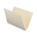 File Folders | Smead 27110 9.5 in. High Front Reinforced Straight Tabs Legal Size 0.75 in. Expansion Heavyweight End Tab Folders - Manila (100/Box) image number 3