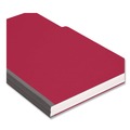 File Folders | Smead 22538 1/3-Cut Tabs Assorted Legal Size 1 in. Expansion Recycled Heavy Pressboard Folders - Bright Red (25/Box) image number 3