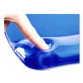 Mouse Pads & Wrist Support | Fellowes Mfg Co. 91137 Gel Crystals 18.5 in. x 2.25 in. Keyboard Wrist Rest - Blue image number 3