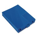 Just Launched | Smead 61961 8.5 in. x 11 in. 1/3-Cut End Tab Two-Pocket Poly "Out" Guides - Blue (50/Box) image number 2