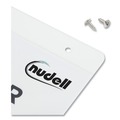 Office Presentation Supplies | NuDell 38011Z 8.5 in. x 11 in. Quick-Change Insert System Plastic Vertical-Orientation Wall Sign Holder with Mounting Screws - Clear image number 2