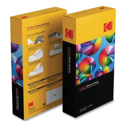Back to School Sale | Kodak 653619 Photo ID Color Ribbon Kit - Black/Cyan/Magenta/Yellow image number 0