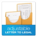 File Folders | Pendaflex J044 Straight Tab Letter/Legal Size Expandable Kraft Retention Jackets - Brown (100/Box) image number 4