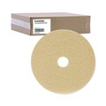 Cleaning & Janitorial Accessories | Boardwalk BWK4020ULT 20 in. Diameter Burnishing Floor Pads - Tan (5/Carton) image number 0