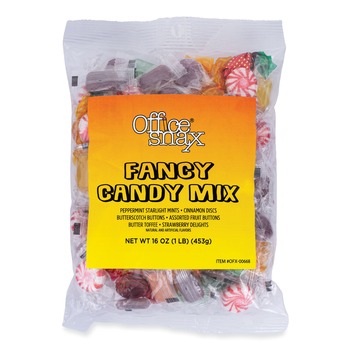 CANDY GUM MINTS | Office Snax 00668 1 lb. Bag Candy Assortments - Fancy Candy Mix