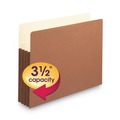 Just Launched | Smead 73264 3-1/2 in. Expansion Straight Tab File Pocket - Manila/Redrope (10/Box) image number 3