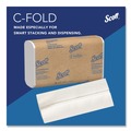 Paper Towels and Napkins | Scott 01510 10.13 in. x 13.15 in. 1-Ply Essential C-Fold Towels - White (12 Packs/Carton) image number 8
