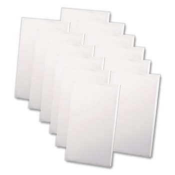 Ampad 21-730 100 Sheets 3 in. x 5 in. Unruled Scratch Pads - White (12/Pack)