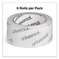 Tapes | Universal UNV33100 Heavy-Duty Acrylic 1.88 in. x 54.6 yds. 3 in. Core Box-Sealing Tape - Clear (6/Pack) image number 3