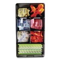 Desktop Organizers | Safco 3291BL 16 in. x 8.5 in. x 5.25 in. 7 Compartments Steel Mesh Onyx Breakroom Organizers - Black image number 5
