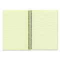 Notebooks & Pads | National 33004 80 Eye-Ease Green Sheets 8.25 in. x 6.88 in. Narrow Rule Single-Subject Wirebound Notebooks - Brown Board Cover image number 2