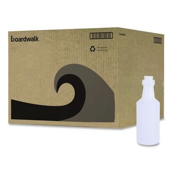 Boardwalk 512121 16 oz. Handi-Hold Spray Bottle - Clear (24/Carton)