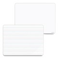 White Boards | U Brands 483U00-01 12 x 9 Double-Sided Dry Erase Lap Board - White Surface (10/Pack) image number 1