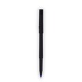 Pens | uni-ball 2013566 Extra-Fine 0.5 mm Stick Roller Ball Pen - Blue Ink Black/Blue Barrel (72/Pack) image number 3