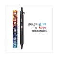 Pens | Zebra 29811 0.7 mm Retractable Fine X-701 Ballpoint Pen - Black Ink/Barrel image number 2
