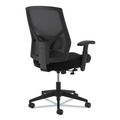 Office Chairs | HON HVL581.ES10.T 18 in. to 22 in. Seat Height 250 lbs. Capacity High-Back Task Chair - Black image number 4