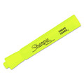 Highlighters | Sharpie 25025 Chisel Tip Tank Style Highlighters - Fluorescent Yellow Ink/Yellow Barrel (1-Dozen) image number 1