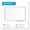 White Boards | MasterVision MA0594830 48 in. x 36 in. Ruled Magnetic Steel Dry Erase Planning Board - White Surface/Satin Aluminum Frame image number 8