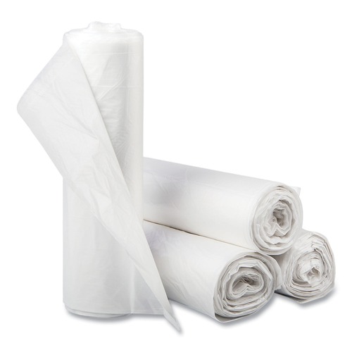  | Inteplast Group S434816N 60 gal. 16 microns 43 in. x 48 in. High-Density Commercial Can Liners - Natural (200/Carton) image number 0